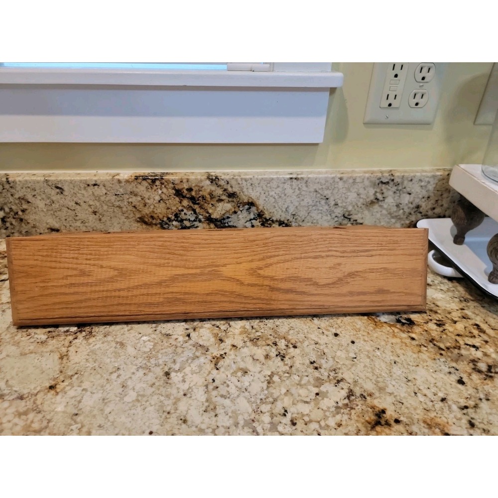 Handcrafted Oak Heart/Child Cut Out Wall Shelf W/Pegs 21" Farmhouse Shelf  Heavy - Picture 6 of 10